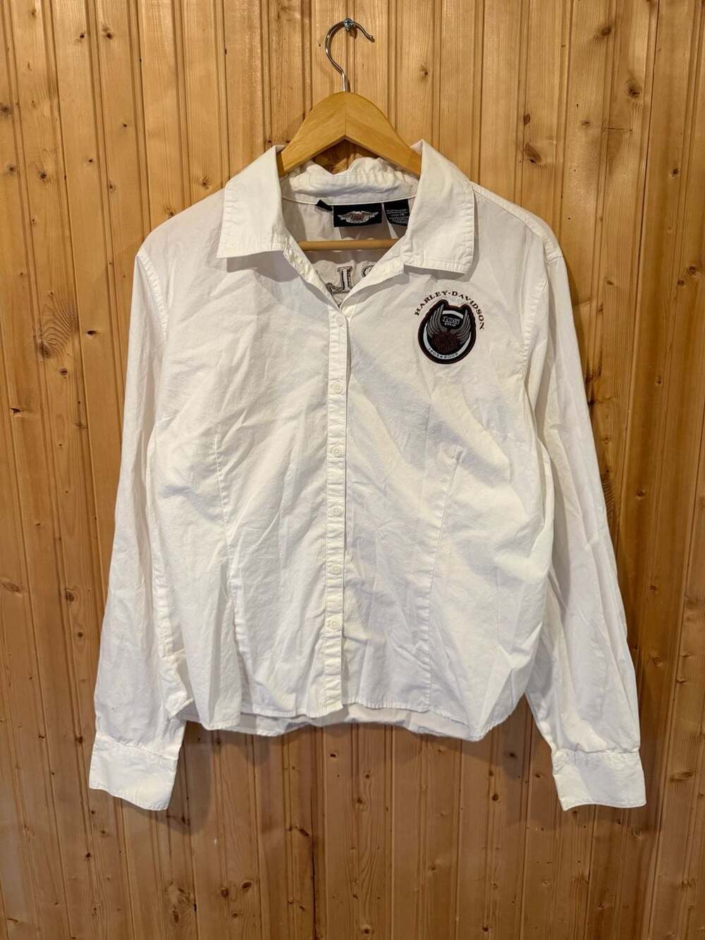 Harley-Davidson Women's 105th Anniversary Long Sleeve Button Up Shirt L